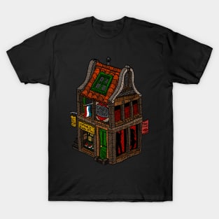 amsterdam canal house. dutch old city house. T-Shirt